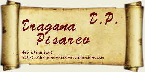 Dragana Pisarev vizit kartica